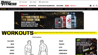 Workouts & Muscle-Building Exercises | Muscle & Fitness