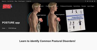 Posture App with 3D Videos: Postural Disorders ... - Muscle and Motion