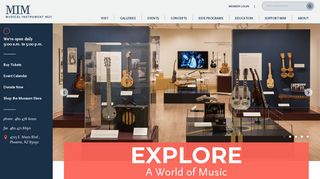 Musical Instrument Museum: Home
