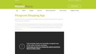 Musgrave Shopping App | Musgrave Marketplace