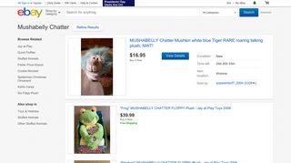 Mushabelly Chatter: Stuffed Animals | eBay