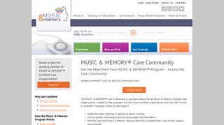 MUSIC & MEMORY® Care Community - Music and Memory
