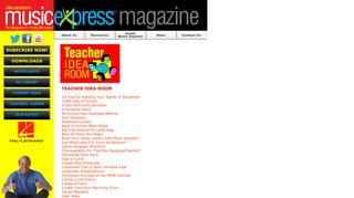 John Jacobson's Music Express Magazine - Teachers' Corner ...