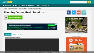 Planning Center Music Stand 3.16.2 Free Download