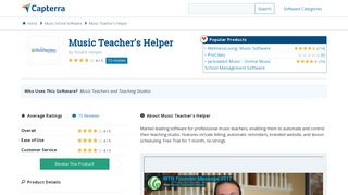 Music Teacher's Helper Reviews and Pricing - 2019 - Capterra