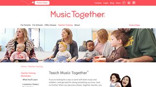 Become a Music Together Teacher | Music Together | Music Together