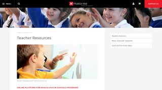 Teacher Resources | Musica Viva Australia