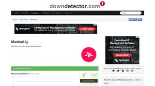 Musical.ly down? Current problems and outages | Downdetector