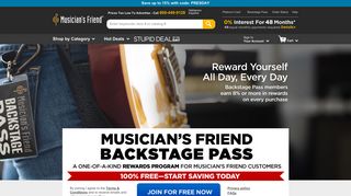 Backstage Pass - My Account | Musician's Friend