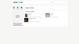 Download Frank Ocean MP3 Songs and Albums ... - musicmp3.ru