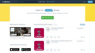 Musicopolis shows | Mixcloud