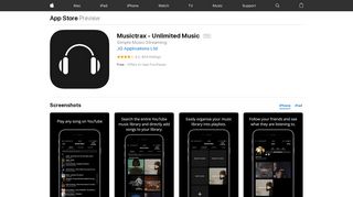 Musictrax - Unlimited Music on the App Store - iTunes - Apple