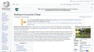 Muskegon Community College - Wikipedia