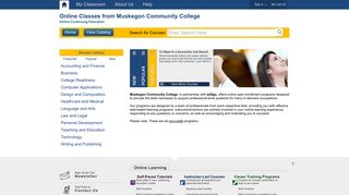 Muskegon Community College - Ed2Go