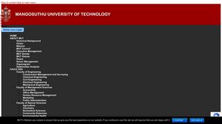 Login - Mangosuthu University of Technology