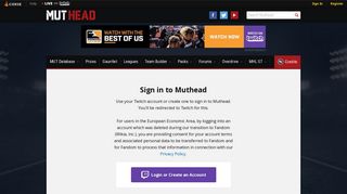Sign in to Muthead