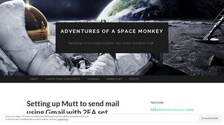 Setting up Mutt to send mail using Gmail with 2FA set | Adventures of a ...