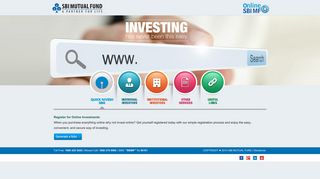 Invest Online in Mutual Funds | Online SBI MF | Useful Links | SBI ...