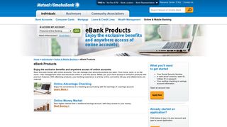 eBank Products - Mutual of Omaha Bank