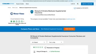 Mutual of Omaha Medicare Supplemental Insurance