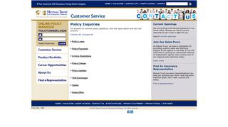 Customer Service - Mutual Trust