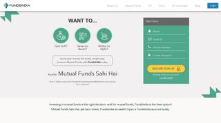 Mutual Funds Sahi Hai | Start Investing with FundsIndia 2018