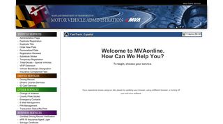 MVA eStore - Maryland.gov