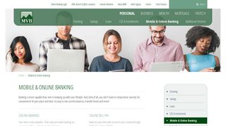 Mobile & Online Banking | MVB Bank
