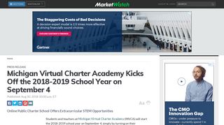 Michigan Virtual Charter Academy Kicks Off the 2018 ... - MarketWatch