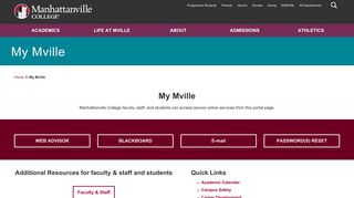 My Mville | Manhattanville College