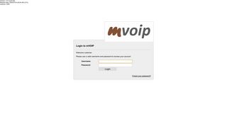 mVOIP | Login - VoIP Info Center