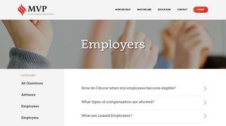 Employer Questions | MVP Plan Administrators