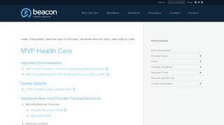 MVP Health Care | Beacon Health Options