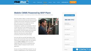 Mobile CMMS Powered by MVP Plant