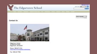Contact - The Edgartown School on Martha's Vineyard - a nationally ...