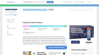 Access mw.bestwestern.com. Login
