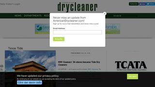 Texas Tide | American Drycleaner