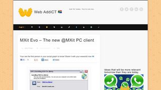 MXit Evo - The new @MXit PC client Web AddiCT