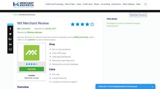 MX Merchant Review 2019 | Reviews, Ratings, Complaints ...