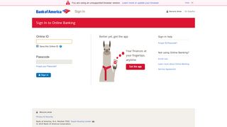 Bank of America | Online Banking | Sign In | Online ID