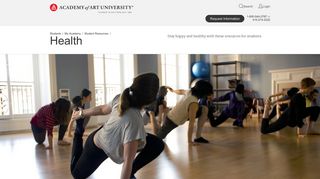 Health: Student Resources | Academy of Art University