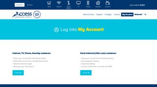 Log In | My Account | Access Communications