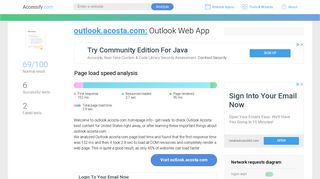Access outlook.acosta.com. Outlook Web App
