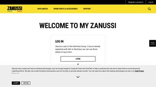 WELCOME TO MY ZANUSSI | Zanussi