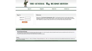thegeneral.com >> My Agency Reporting System - Permanent General