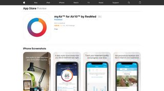myAir™ for Air10™ by ResMed on the App Store - iTunes - Apple