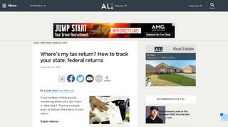 Where's my tax return? How to track your state, federal returns | AL.com
