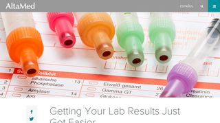 Getting Your Lab Results Just Got Easier | AltaMed