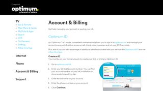Altice One | Account & Billing - Optimum