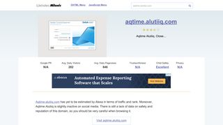 Aqtime.alutiiq.com website.